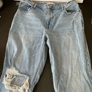 Abercrombie & Fitch Woman Curve Love The 90s Straight ultra high rise 33